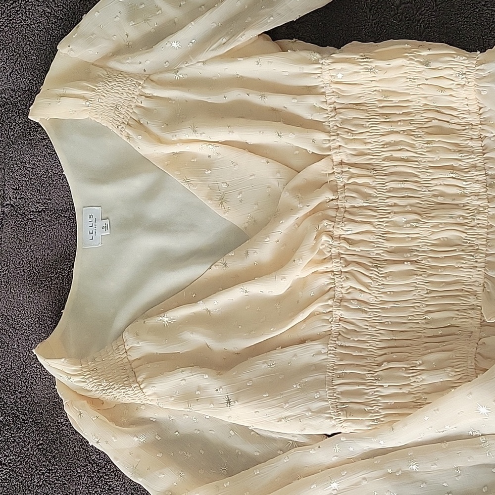Sheer star top